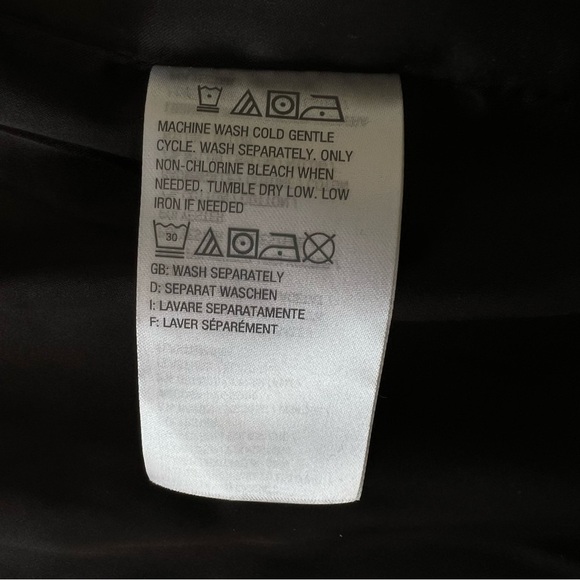 H BY HALSTON Black Textured Shawl Collar Coat Size 12 Minimalist Winter Jacket - Picture 10 of 16